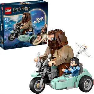 LEGO Harry Potter Hagrid & Harry's Motorcycle Ride Building Toy (76443)