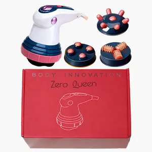 Body Sculpting Machine Cellulite Massager Electric With 4 Washable Pads for Neck Back Shoulders Waist Legs and Feet Handheld Vibrating Massager Tool for Women outdoorfun