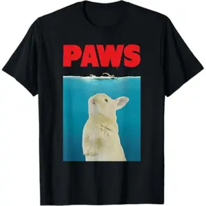 graphic tees Paws Bunny T-Shirt Funny Parody | Rabbit Lover Gifts T-Shirt