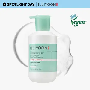 ILLIYOON Gentle Foaming Deep Facial Cleanser | Hypoallergenic & Sensitive Skin-Friendly, Cleanser for Dry and Acne-Prone Skin, Oil Control, Vegan-Certified, 8.45 fl. oz. (250ml)