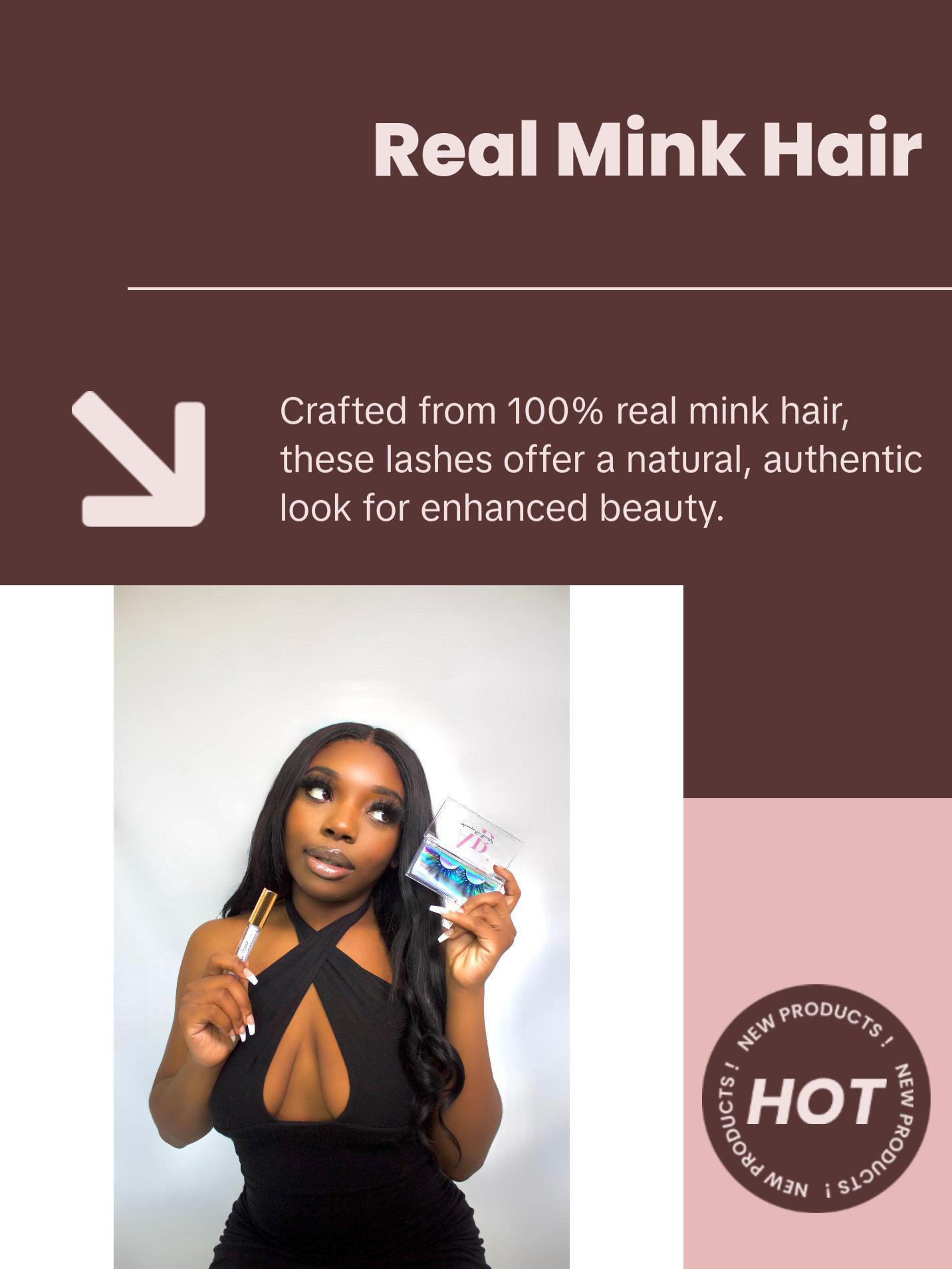 Fluff Puff - Fluffy Mink Eyelash - Soft and Plush Design - Ideal for Everyday Use Makeup Flawless