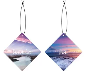 Car Air Freshener Hanging Scented Card with Long Lasting Light Fragrance, Car Perfume Freshener for Car Vent Interior, Decorative Hanging Auto Fragrance Ornament for Car Interior and Truck Interior Accessories