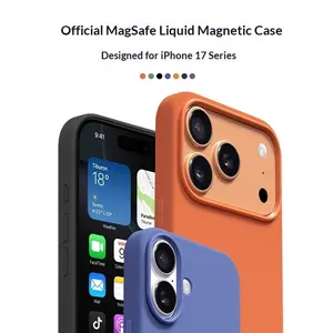 MagSafe Magnetic Liquid Silicone Case for iPhone 17 Series - Soft Touch Shockproof Cover with Tactile Buttons & Strong Magnet