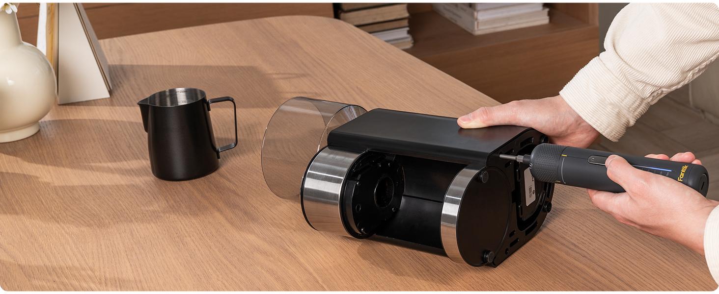 Destornillador Eléctrico Fanttik S2 Pro, Juego de Destornillador Inalámbrico, 7 Ajustes de Torque, 0.5 a 6 N·m, 20 Puntas Magnéticas, Cabezal Hexagonal de 1/4", con Adaptador de Ángulo de 90°, para Muebles y Reparaciones del Hogar