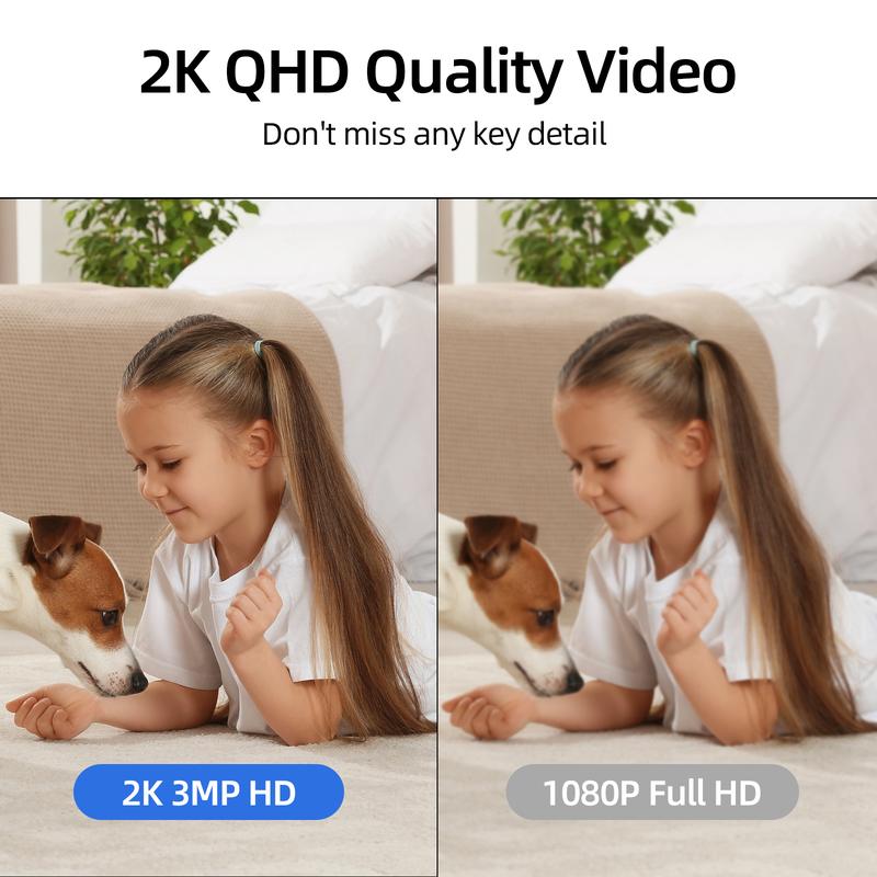 Hawkray 4MP 360° Pan/Tilt WiFi Cameras for Home Security 5G/2.4 Dual-Band WiFi Pet/Dog/Baby Camera with Phone App 2-Way Audio, Night Vision Easy & Quick Install 911 Alarm Open AI enable US Local Cloud Storage Monitoring Surveillance Hawkray 4MP 360° Pan/Tilt WiFi Cameras for Home Security 5G/2.4 Dual-Band WiFi Pet/Dog/Baby Camera with Phone App 2-Way Audio, Night Vision Easy & Quick Install 911 Alarm Open AI enable US Local Cloud Storage Monitoring Surveillance