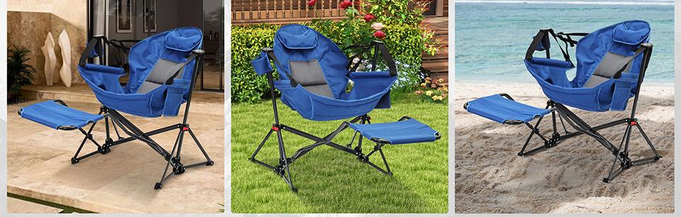 Hammock Recliner Chair, Swing Chair Camping Chair With Pedal, Max 450 lbs Capacity For hammock life