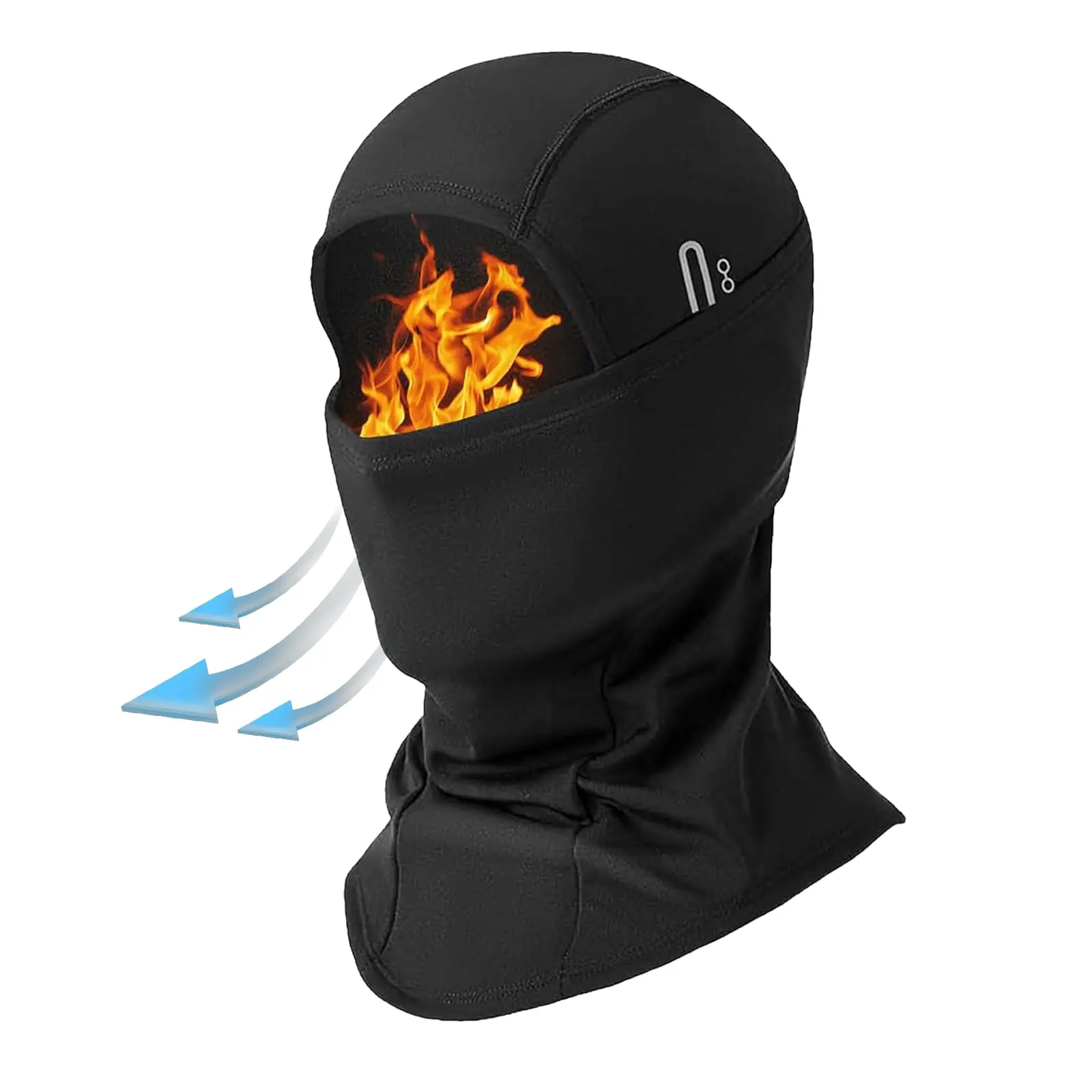 Unisex Thermal Spandex Winter Ski Mask - Men's Accessories, Windproof Face Mask for Cold Weather Skiing, Cycling