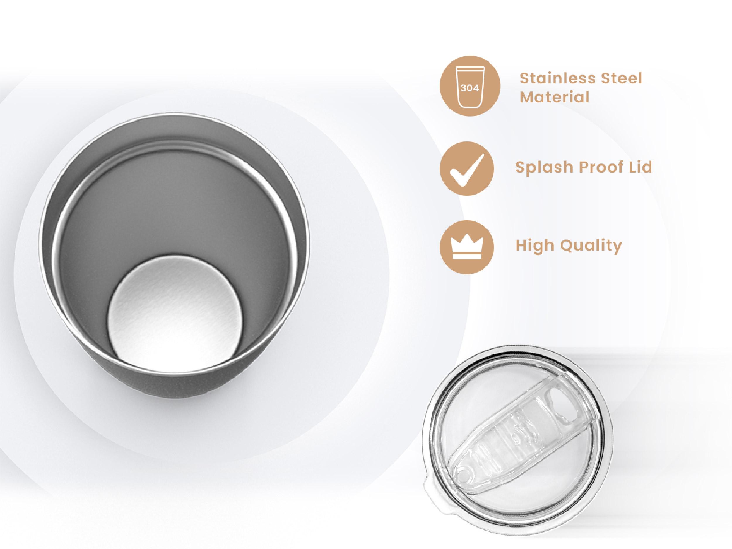 Sandjest Dad Nutrition Facts 20oz Tumbler, Stainless Steel Vacuum Insulated Portable Travel Thermal Cup, Husband Men Gift on Father's Day Christmas