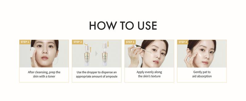 REJURAN Dual Effect Ampoule, DOT DUAL c-PDRN - Rejuvenating Face Serum for Radient Glass Skin, Wrinkle and Fine Line Treatment, Firming, and Deep Hydration, Korean Skincare (1.69 fl oz)