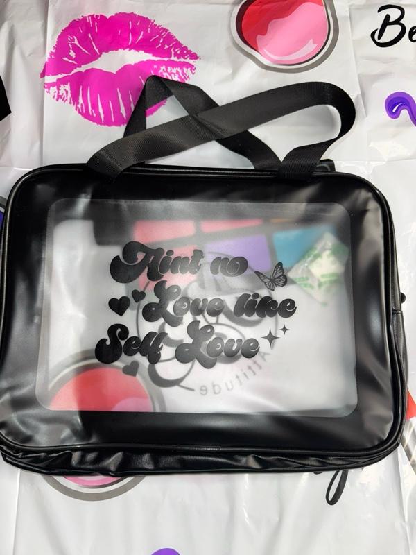 Mystery Makeup Box with 1 Big Eyeshadow Palette - Includes Lip Gloss, Makeup Bag, Coin Purse, Ponytail Holders & Hair Clips - Lipgloss bundles Live