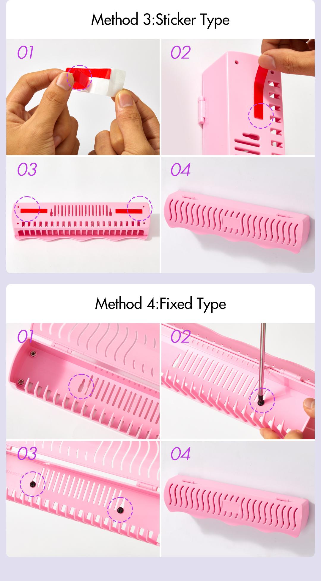 LUVME Hair Extension Holder and Hanger to Hold Clip-In,Tape-In,Bundles,Washing Coloring and Blow-Drying Haircare