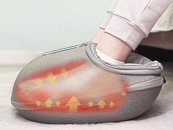 Medcursor Shiatsu Foot Massager Machine with Heat & Air Pressure Massage Modes for Tired Muscles and Plantar Comfort Relaxation Medcursor Shiatsu Foot Massager Machine with Heat & Air Pressure Massage Modes for Tired Muscles and Plantar Comfort Relaxation