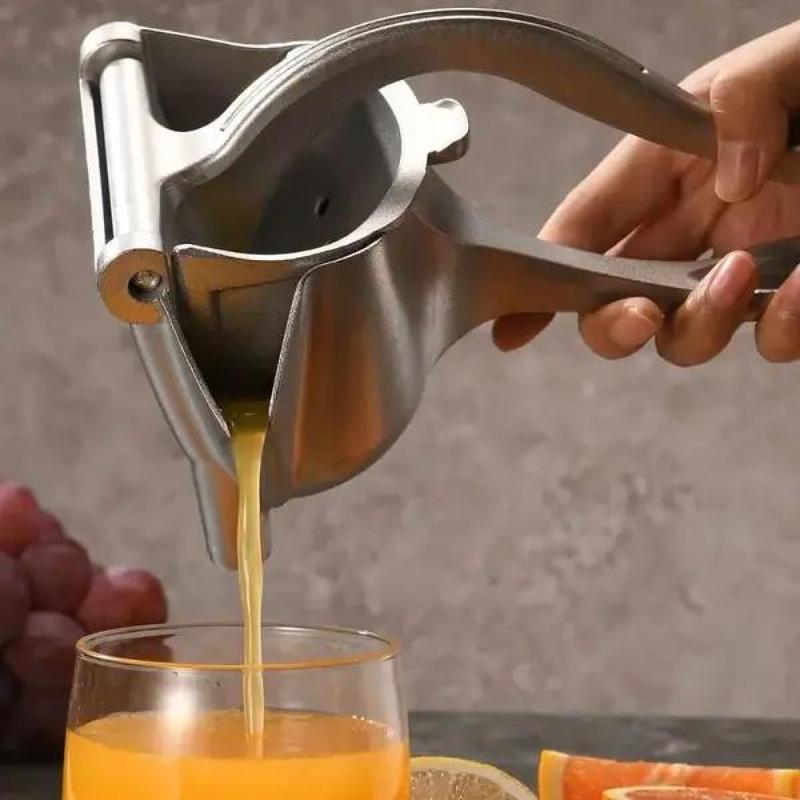 【TikTokShopBlackFriday Free Shipping 】Hand Juicer Squeezer - Aluminum Manual Press Juicer with Ergonomic Grip for Efficient Juice Extraction of Pomegranates Citrus & More, Durable Compact Easy to Use & Clean Manual Citrus Juicer.