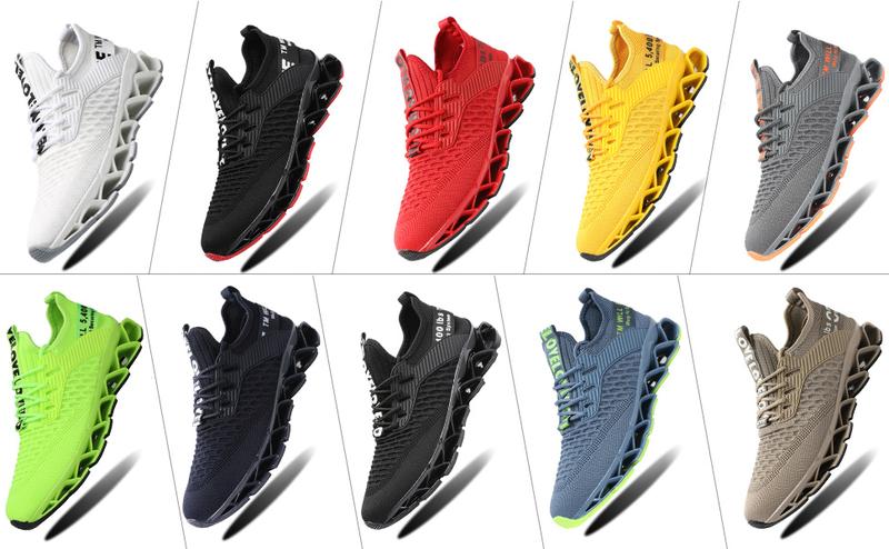 Men's Running Shoes Blade Tennis Walking Fashion Sneakers Breathable NonSlip Gym Sports Work Trainers, Perfectfor Students and Outdoor Sport Runner Closed Sports Shoes Walking Shoes Casual Training Footwear Athletic Outdoorfun