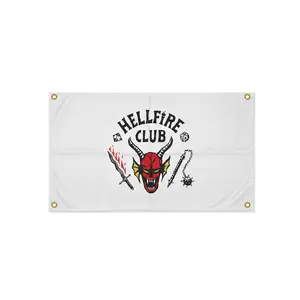 Stranger Things Hell Fire Club Flag