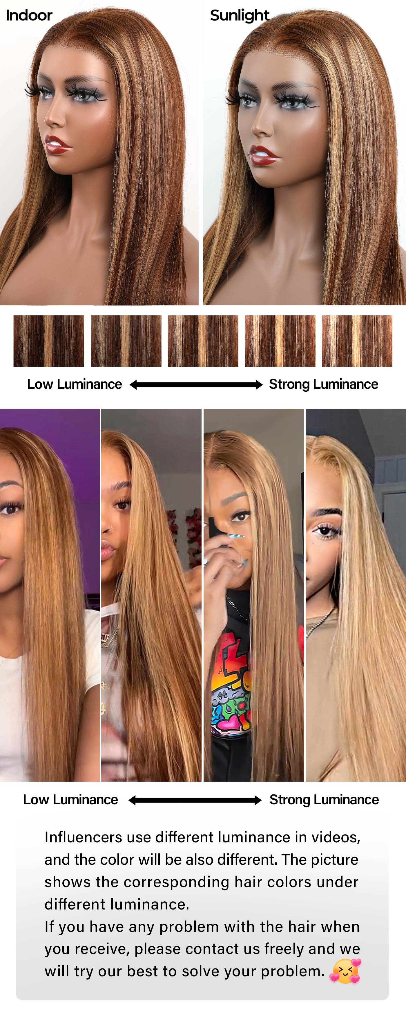 [NEW IN] OQ HAIR Pre Cut Lace Highlight Ombre 4/27 Color Wear And Go Glueless Wigs 7x5 Straight Lace Front Human Hair Wigs #dealsforyoudays