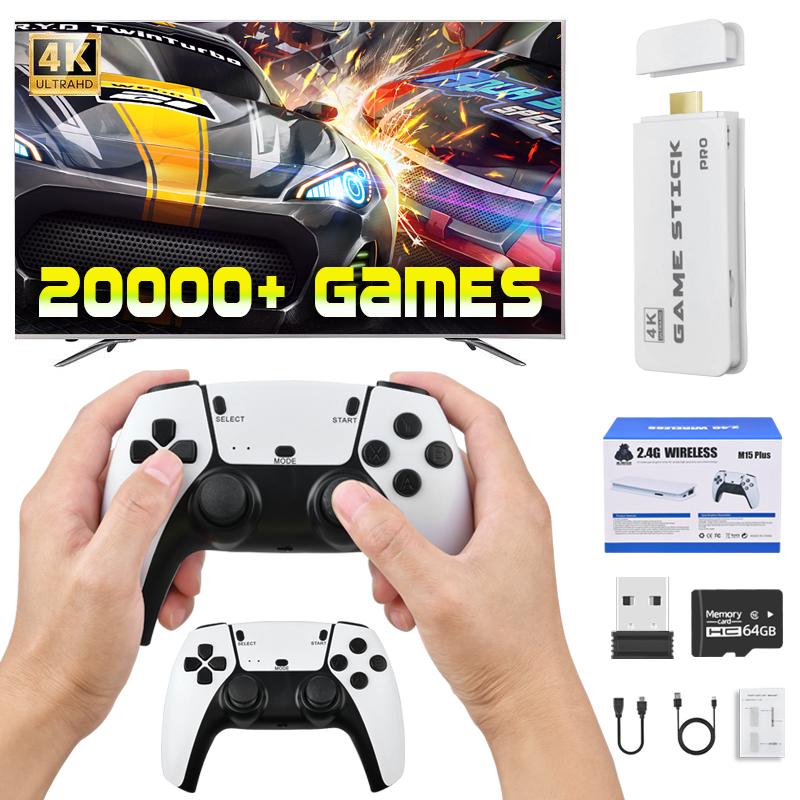 Mass Games Retro Game Console with 20000+ Built-in Games 19 Emulators 2 Wireless Controllers 4K Output & 64GB SD Card Perfect for Kids & Adults - Portable Gaming System,TikTokShopBlackFriday Mass Games Retro Game Console with 20000+ Built-in Games 19 Emulators 2 Wireless Controllers 4K Output & 64GB SD Card Perfect for Kids & Adults - Portable Gaming System,TikTokShopBlackFriday