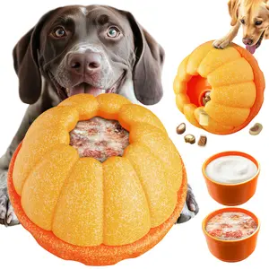 KADTC 3-in-1 Durable Dog FrostLick Toy U.S. Brand & Design Long-Lasting Large Capacity Fillable Treat Ball & Freeze-and-Play Lick Cup & Food Dispenser, Indestructible Chew Toy for Dogs Boredom Buster