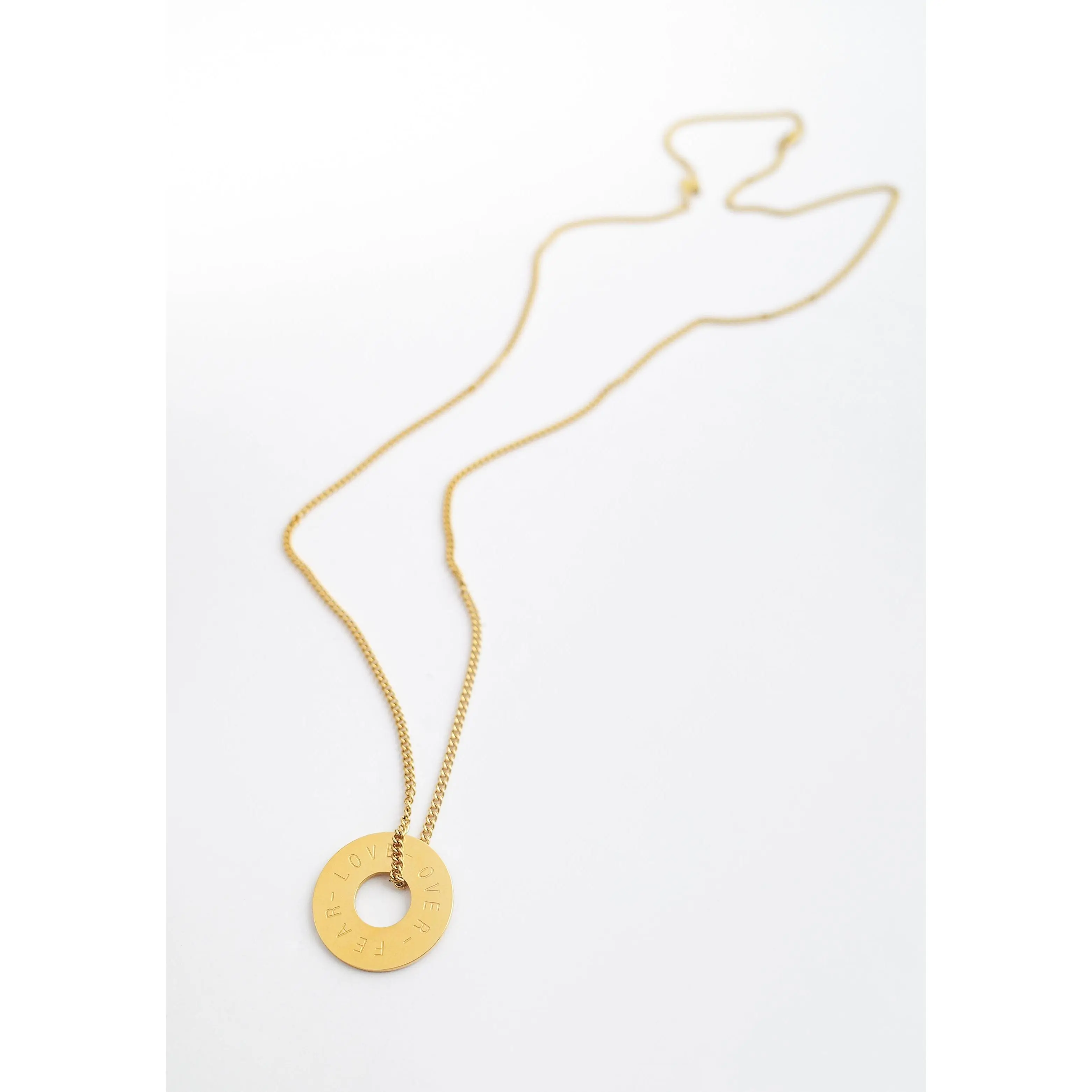 Gold Mantra Necklace
