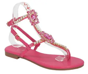 Jewel Bling Fuchsia Sandals