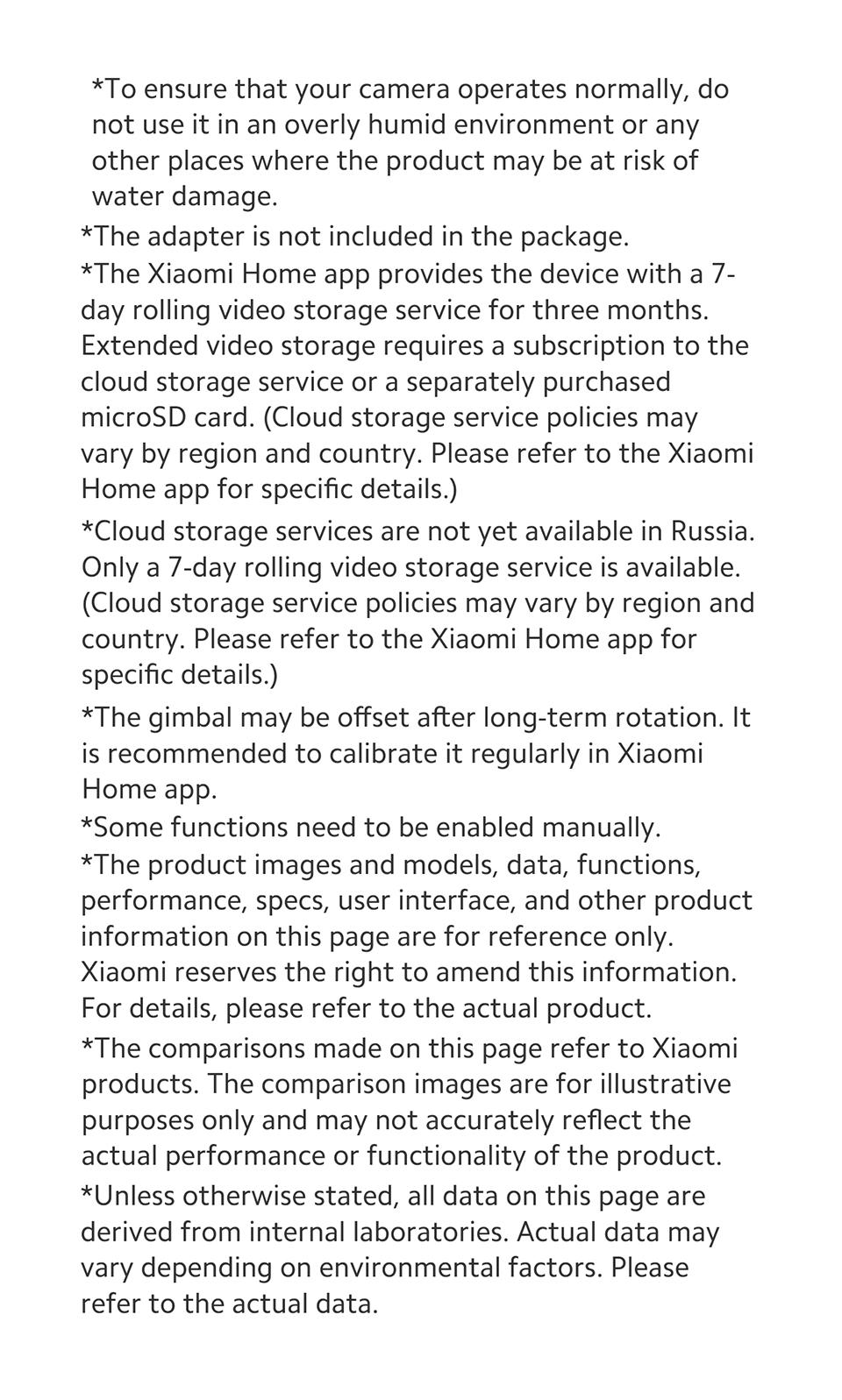 Xiaomi Smart Camera C301 Wireless 3MP ultra-clear visual experience, Human detection and active alert, Night Vision, Real-time two-way voice calls Safety Card Chip Lens