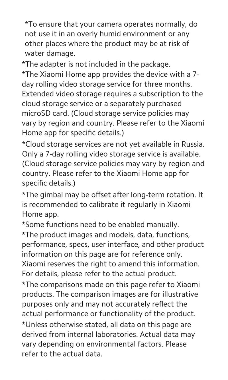 Xiaomi Smart Camera C301 Wireless 3MP ultra-clear visual experience, Human detection and active alert, Night Vision, Real-time two-way voice calls Safety Card Chip Lens