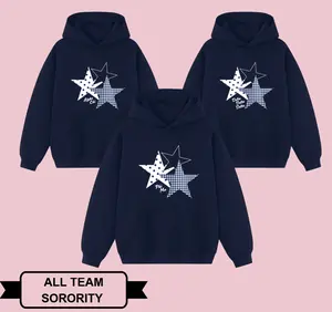 All Team Sorority Orbiter Hoodie, Greek Letter Sorority Hoodie, College Sorority Sweatshirt, Big Little Reveal Gift