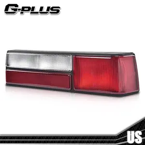 New Fit For 1987-1993 Ford Mustang LX Clear/Red Tail Lights Brake Lamps Right G-PLUS