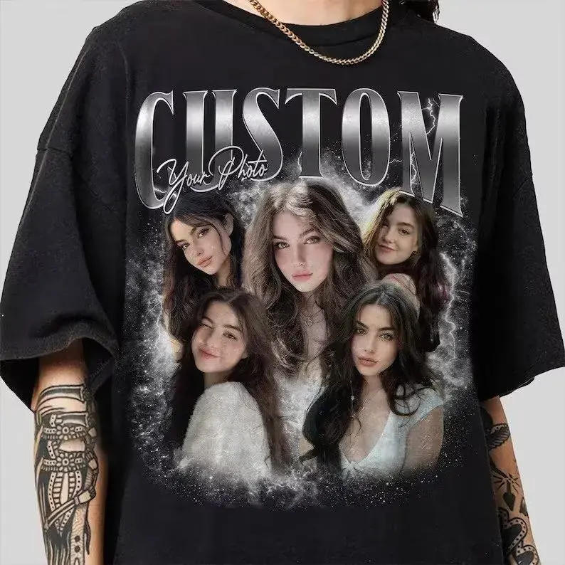 Personalized Vintage Graphic 90s T-Shirt, Custom Bootleg Rap Tee, Insert Your Design, CUSTOM Your Own Bootleg Idea Here, Gift For Her Him