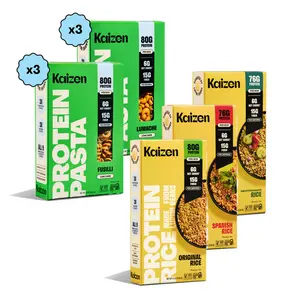 Kaizen Food Company ShredHappens Bundle Snack Rice with Low Carb Fusilli Lumache & Mediterranean Rice Free Classic Cheddar Mac Cheese eBook