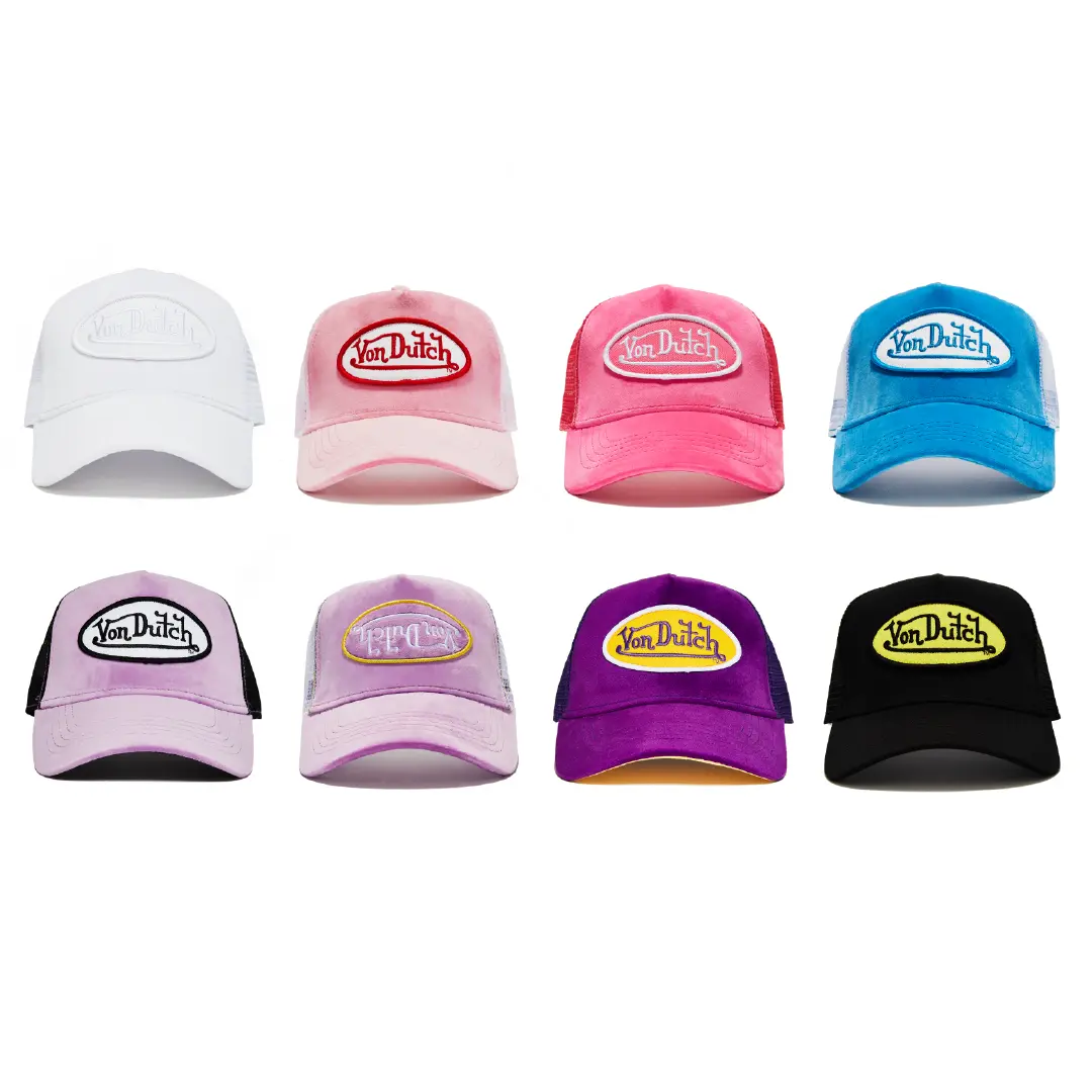 Von Dutch Velvet Trucker Hats- All Styles