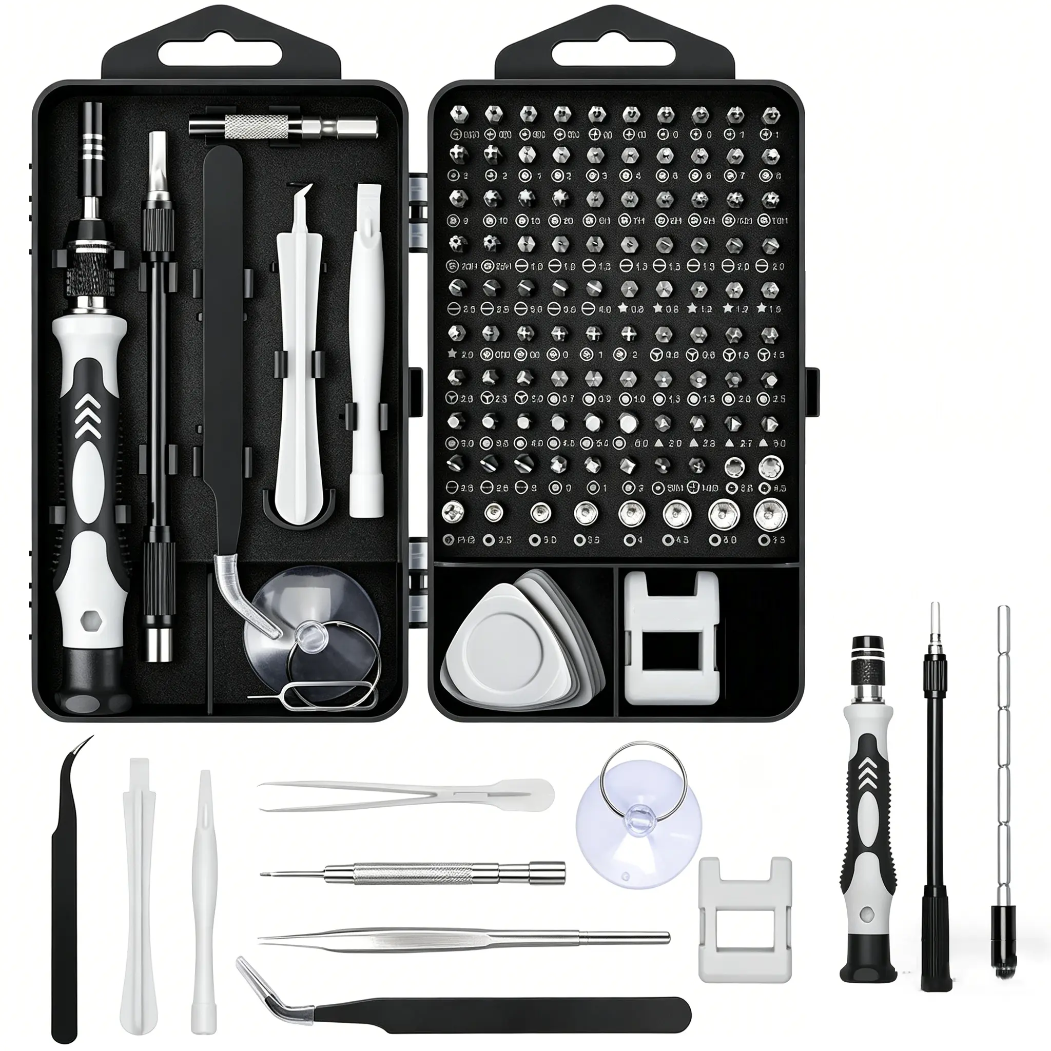 115 in 1 Precision Computer Screwdriver Kit,Laptop Screwdriver Sets  in 1 Precision Computer Screwdriver Kit,Laptop Screwdriver Sets with 101 Magnetic Drill Bits,Computer Accessories,Electronics Tool Kit Compatible for Tablet,PC,iPhone,PS4 Re
