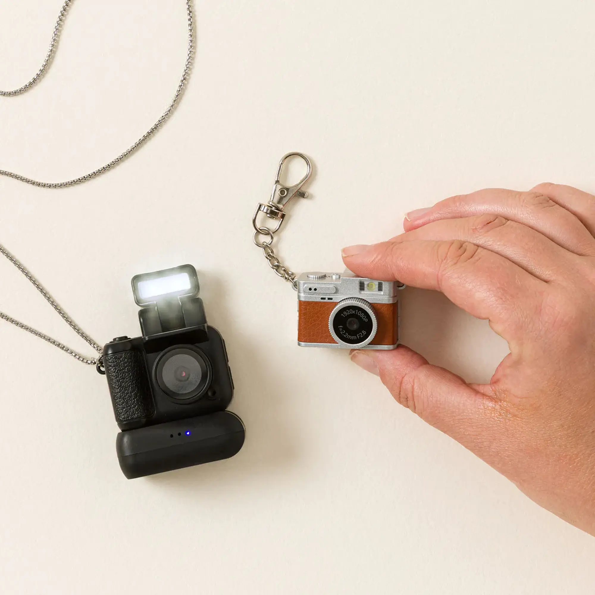 Sonder Brands LLC Retro Mini Wearable Point & Shoot Camera - Rechargeable, Micro SD Card Compatible, Cable Charging Support