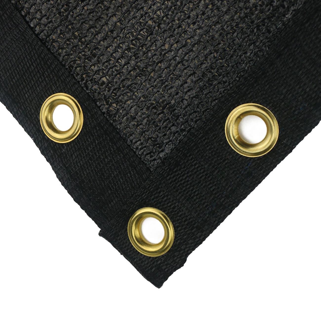 SUNNYGLADE 6 x 50 ft Privacy Screen Fence Mesh Shade Net Cover for Outdoor Wall Garden Yard Backyard with Grommets Copper Material Sun Protection