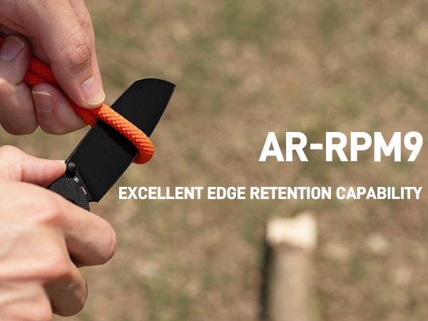 CJRB Lyrid  Survival Tools AR-RPM9 Steel Blade G10 Handle Folding Knives, Pocket Knife for Survival Equipment Set, Outdoor Survival Supplies and Survival Gear