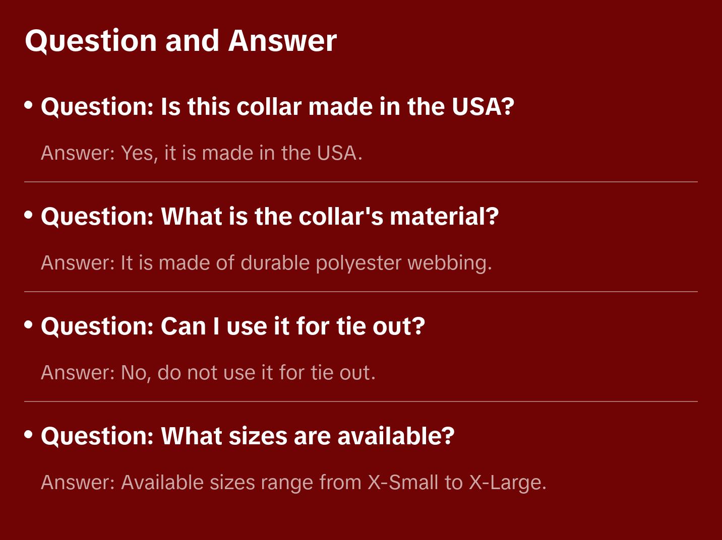 Tiffany Peacock Dog Collar - Made in USA