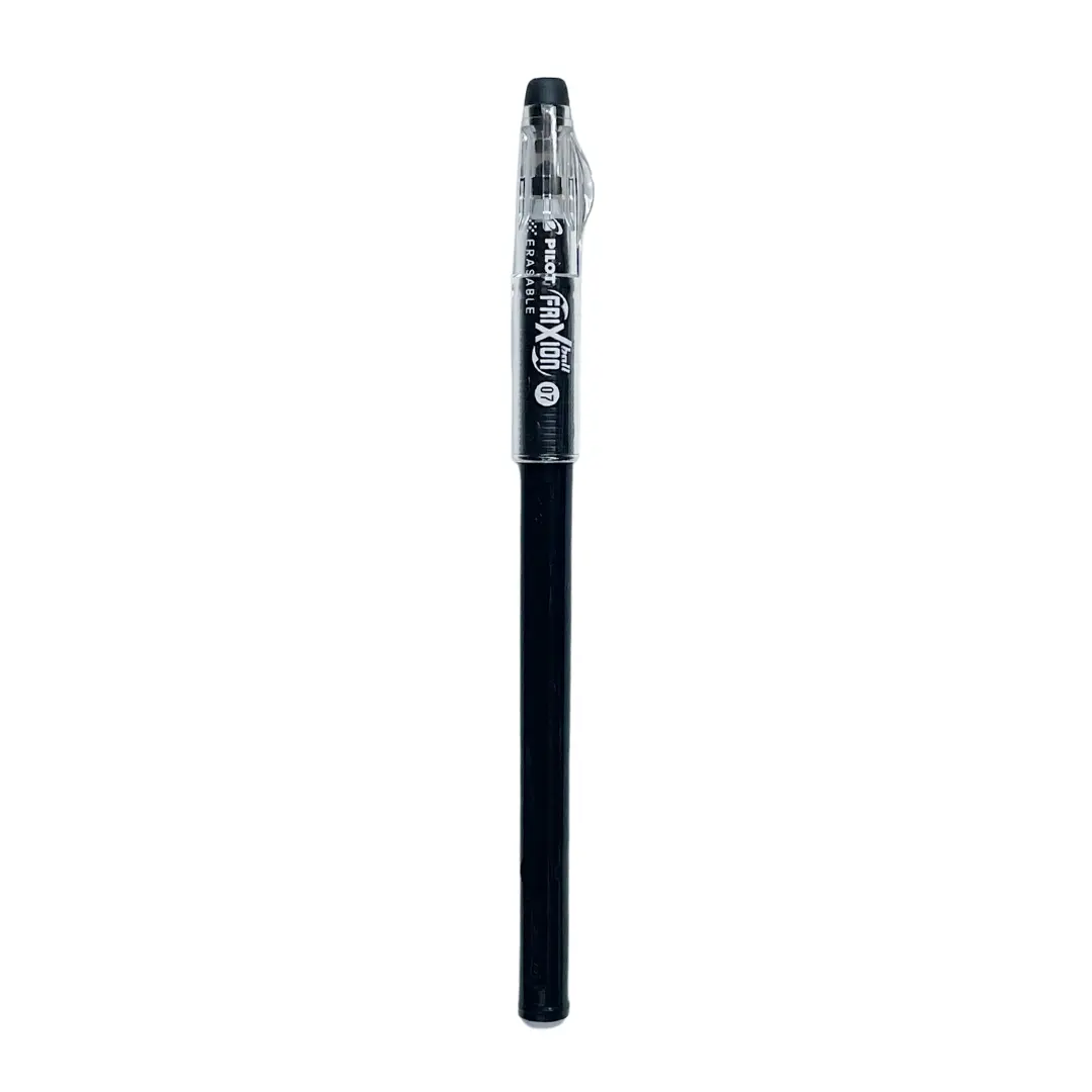 Pilot Frixion Erasable Gel Ink Pens - Black, Durable Design, Ideal for Various Writing Applications