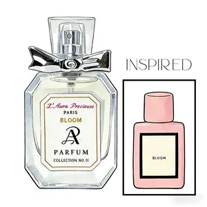 No.11 BLOOM 2017 Floral Top: Jasmine Middle:Tuberose Base:Rangoon Creeper  Size: 30ML 1oz L’Aura Précieuse Women Long Lasting Oil Base Fragrance Parfume
