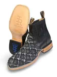 Botin Vaquero Print Piraruco Color Periodico Para Caballero