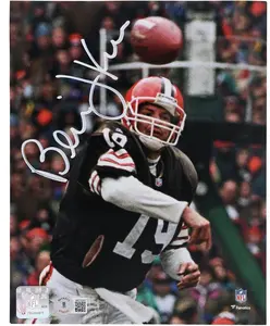 Bernie Kosar Cleveland Browns Autographed 8" x 10" Passing Photograph - Fanatics Authentic Certified