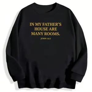 Broken-In Feel Vintage Sweatshirt – In My Father's House John 14:2 Long Sleeve