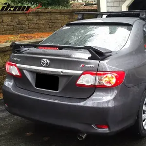 Trunk Spoiler & LED Brake Light for Corolla Sedan 2009-2013 Sportivo ABS