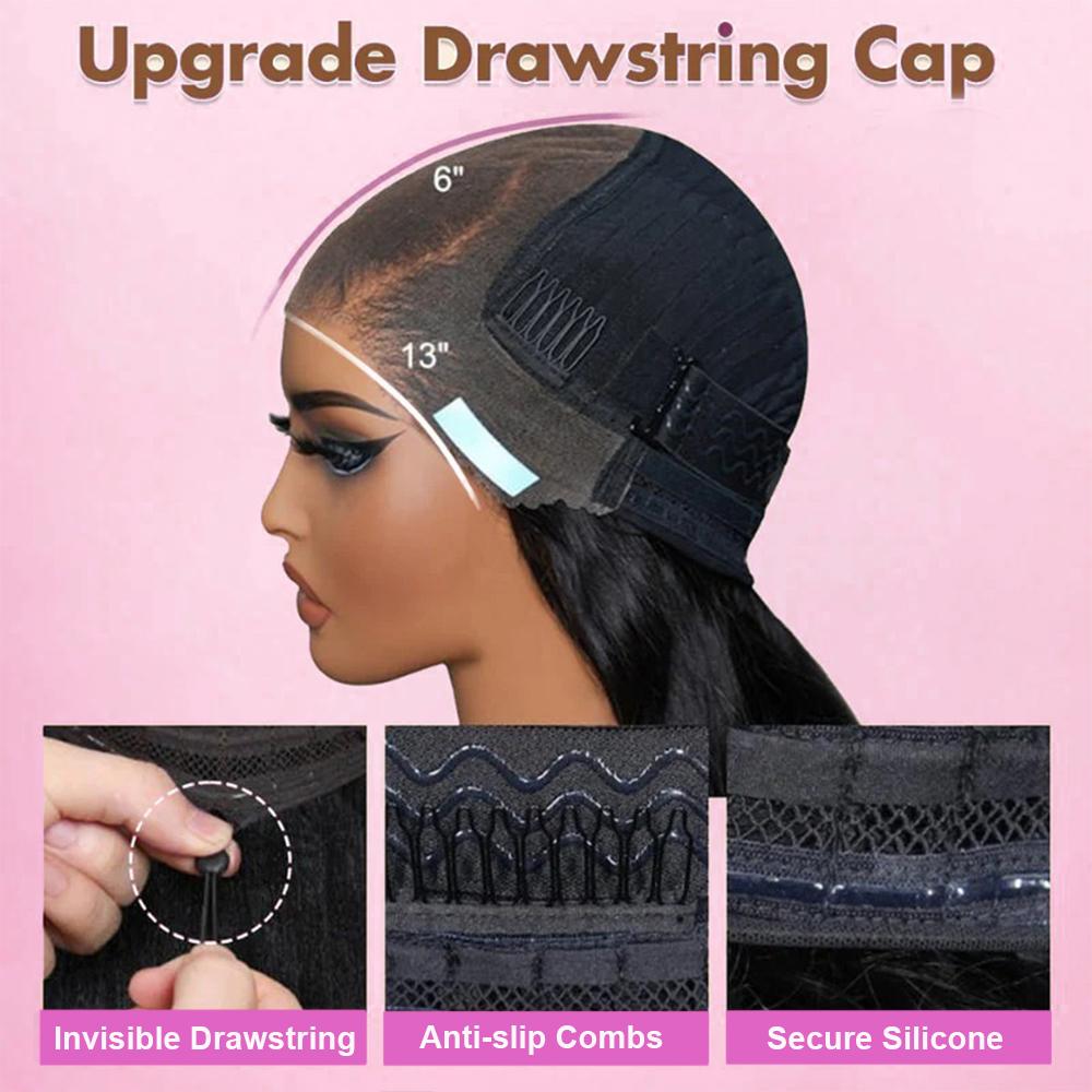 Midulla Highlight Burmese Curly 13x6 Pre Cut Lace Front Wigs Human Hair Ready to Wear Glueless Wig with Finger Coil Ends SpringStatements