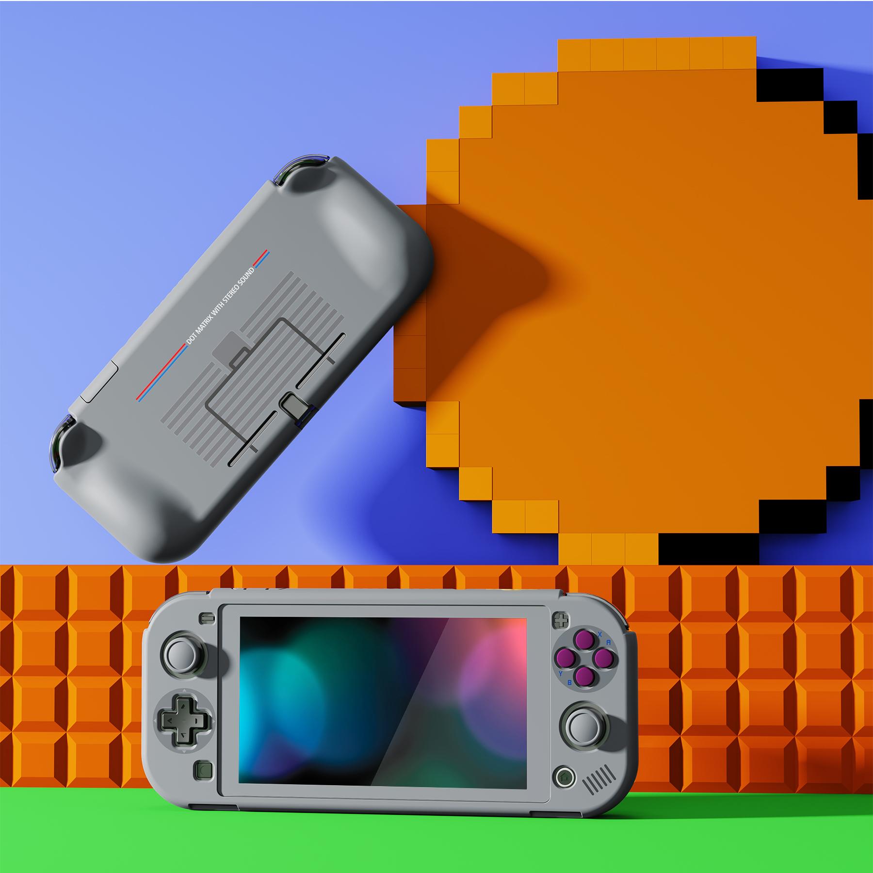 PlayVital ZealProtect Protective Case for Nintendo Switch Lite, Hard Shell Grip Cover for Nintendo Switch Lite with Screen Protector & Thumb Grip Caps & Button Caps - Gaming Accessories PlayVital ZealProtect Protective Case for Nintendo Switch Lite, Hard Shell Grip Cover for Nintendo Switch Lite with Screen Protector & Thumb Grip Caps & Button Caps - Gaming Accessories