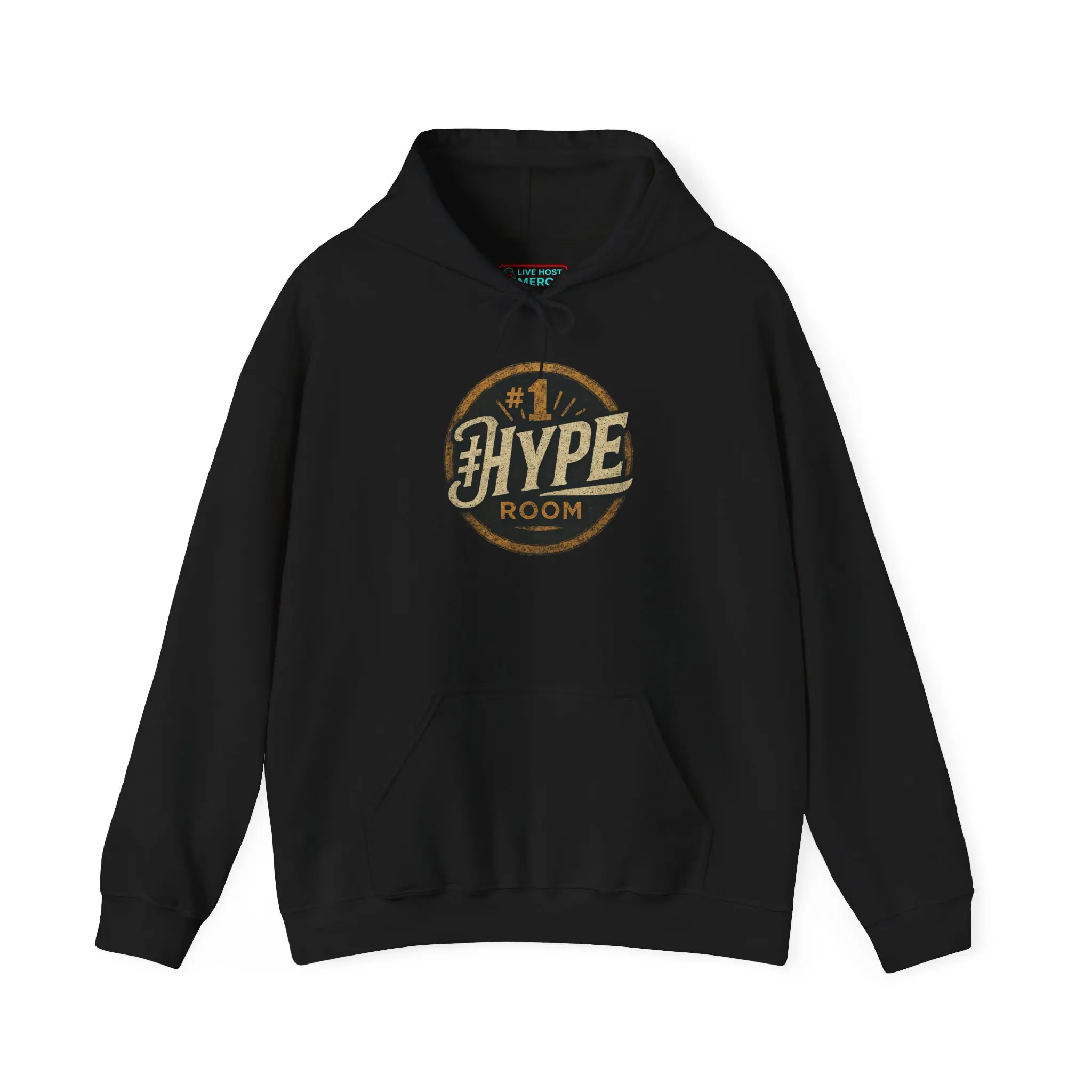 @jakedyer2 "#1 Hype Room" Hoodie by Jake #1 Hype Man - Helping You Pursue Excellence | Emblem Front, Acronym Back| OFFICIAL CREATOR MERCH