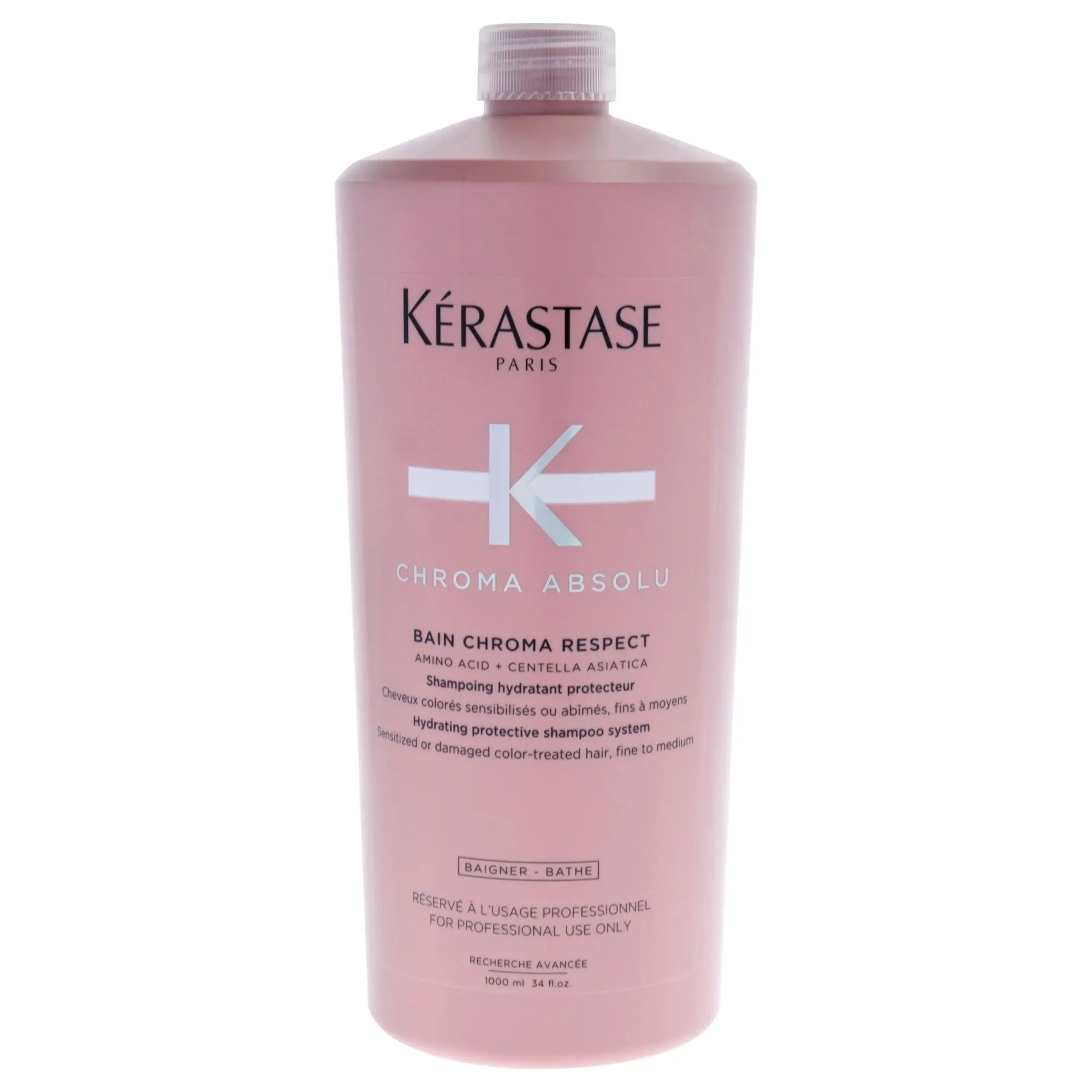 Kerastase Chroma Absolu Bain Respect Unisex Hair Care Shampoo - 34 oz