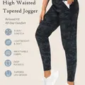【THE GYM PEOPLE】Women's Joggers Pants Lightweight Athletic Leggings Tapered Lounge Pants for Workout, Loose Wide Leg Yoga Pants, Yoga, Running