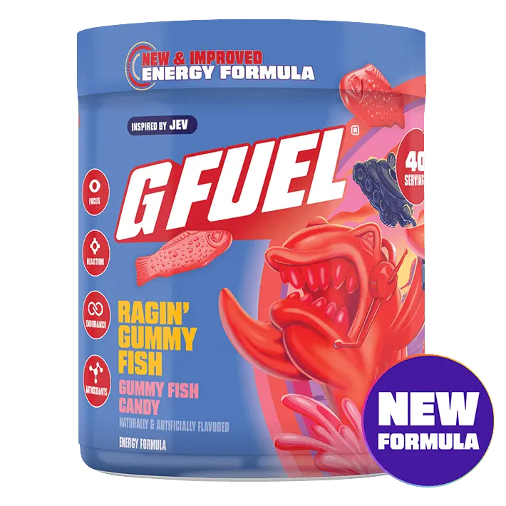 Ragin Gummy Fish 2.0 | 40 Servings Energy Antioxidants