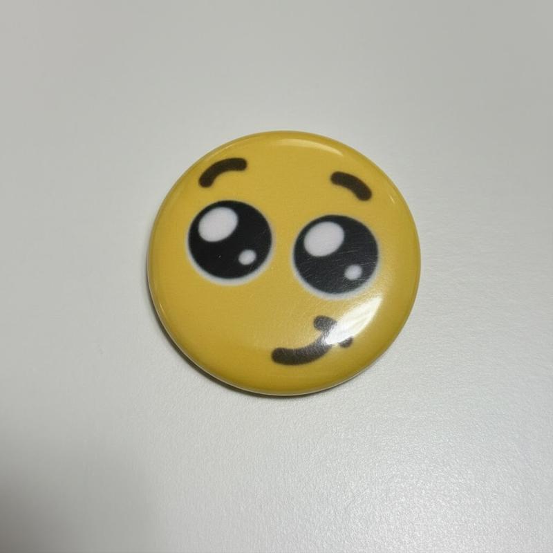 Durr Meme Button, Viral Squishy Face Pin Button, Colorful Meme Pin Buttons For Clothes, Bags, Backpack, Hats, Jeans, and More, Funny Bag Accessories!