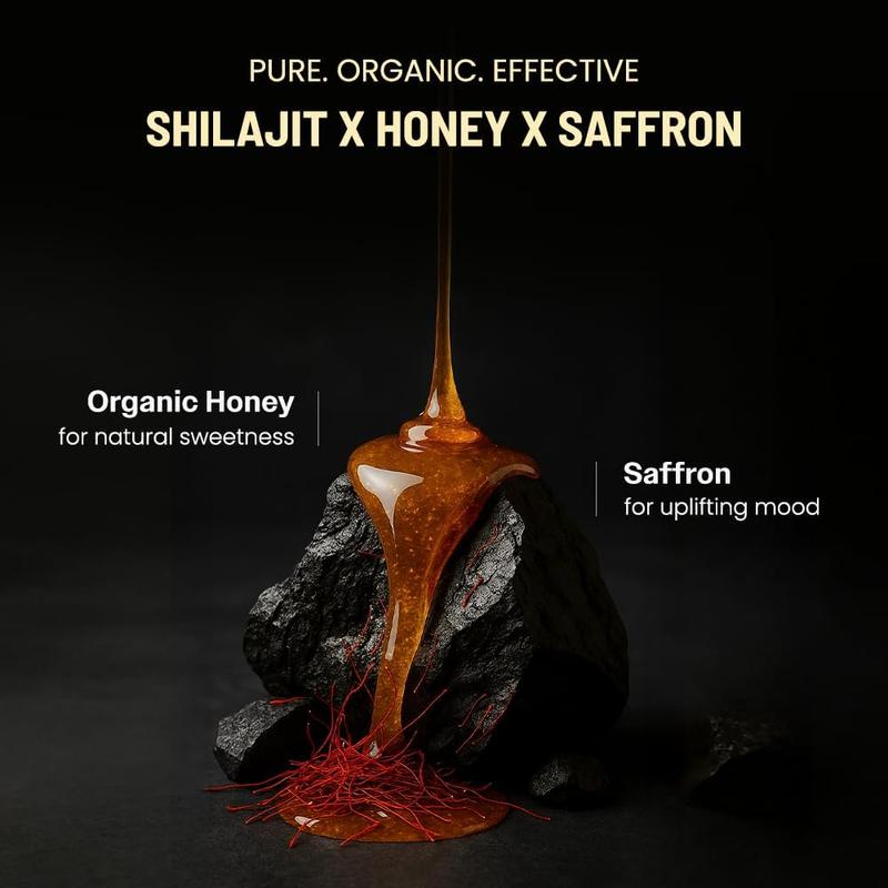 ANECDOTE Himalayan Shilajit Honey Sticks with Organic Honey & Saffron | Boosts Stamina | Supports Immunity | 75% Fulvic Acid, 85+ Trace Minerals | No Added Sugar | 30 Sticks